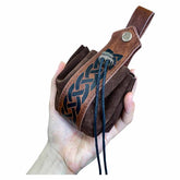 mittelalterliche Tasche für Gürtel Wikinger Stil Münzsack Halloween Karneval Kostüm Zubehör